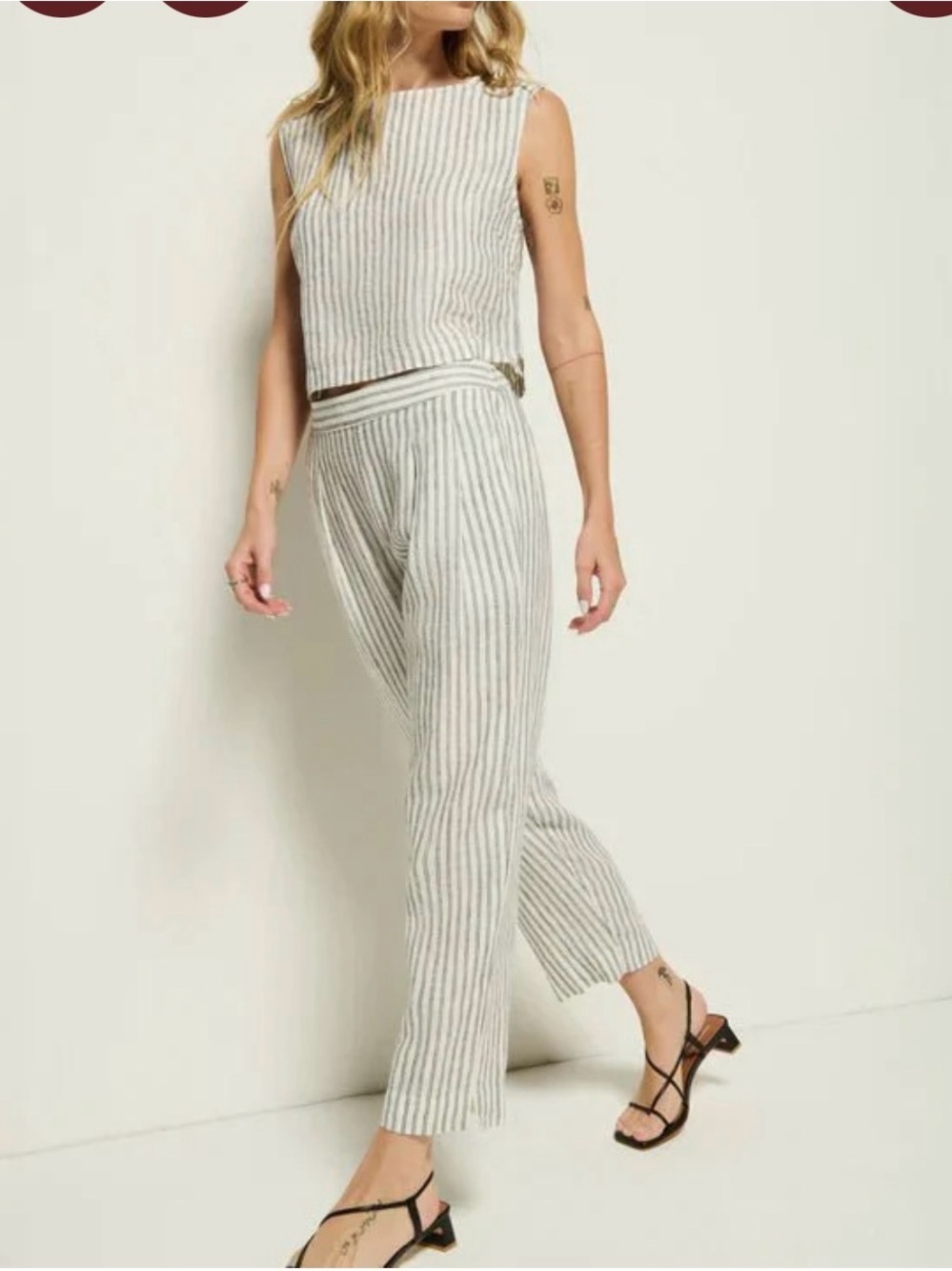 NWT Nation Womens Grayson Linen Pant XL